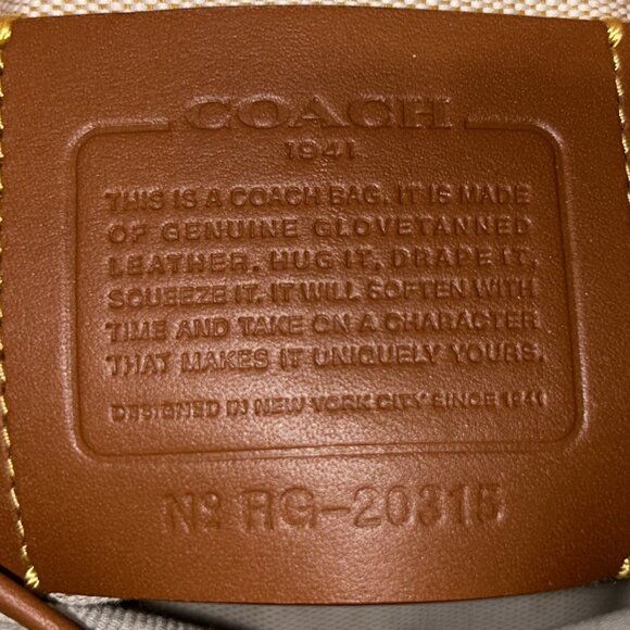 Coach Rogue 25 Bag Bejeweled Chalk RG-20315 NWOT - Picture 6 of 6